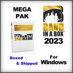 Band in a Box 2023 MEGA PAK for Windows - Boxed