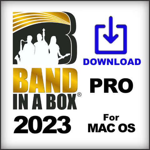 Band in a Box 2023 PRO MAC - DOWNLOAD (40 GB)