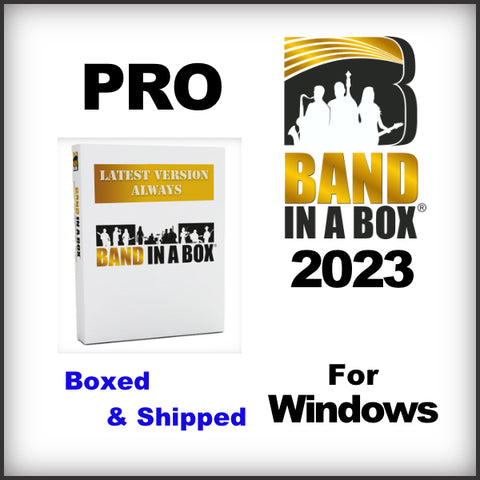 Band in a Box 2023 PRO for Windows - Boxed