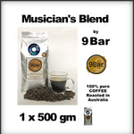 9 Bar Coffee Musician's Blend 1 x 500g