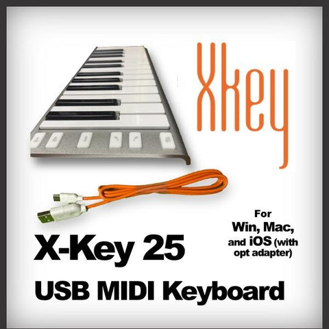 X-Key 25 USB Demo MIDI Controller Keyboard